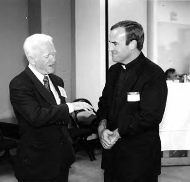 1994 - Tournament Founder Mike Kelleher & Gonzaga President Rev. Alan Novotny, S.J