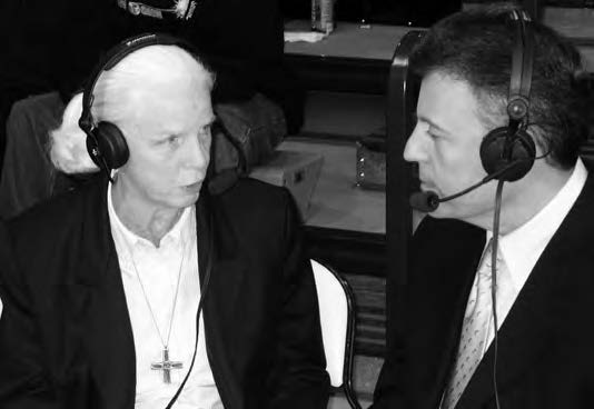 2002-Gonzaga’s Sr. Seton Cunneen and announcer Larry Michael